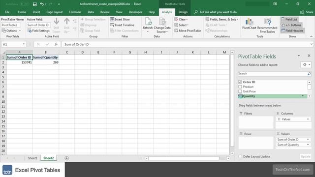 How to create a Pivot Table in Excel смотреть онлайн