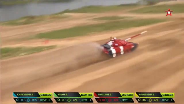 Разогнал до 80 км/ч Танковый биатлон смотреть онлайн