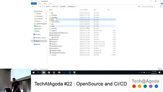 TechAtAgoda #22 : Full Open-Source CI/CD of a dotnet core application смотреть онлайн