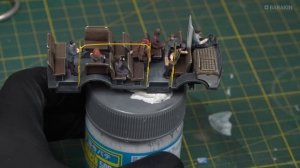 Сборка модели автобуса ПАЗ-3205 для Карпатской диорамы