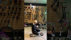 Обзор самоката urban scooter с тормозной ручкой