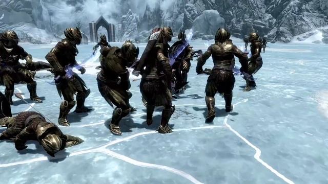 SKYRIM: FIGHT CLUB #5 - ИСГРАМОР VS 40 СОЛДАТ ТАЛМОРА смотреть онлайн