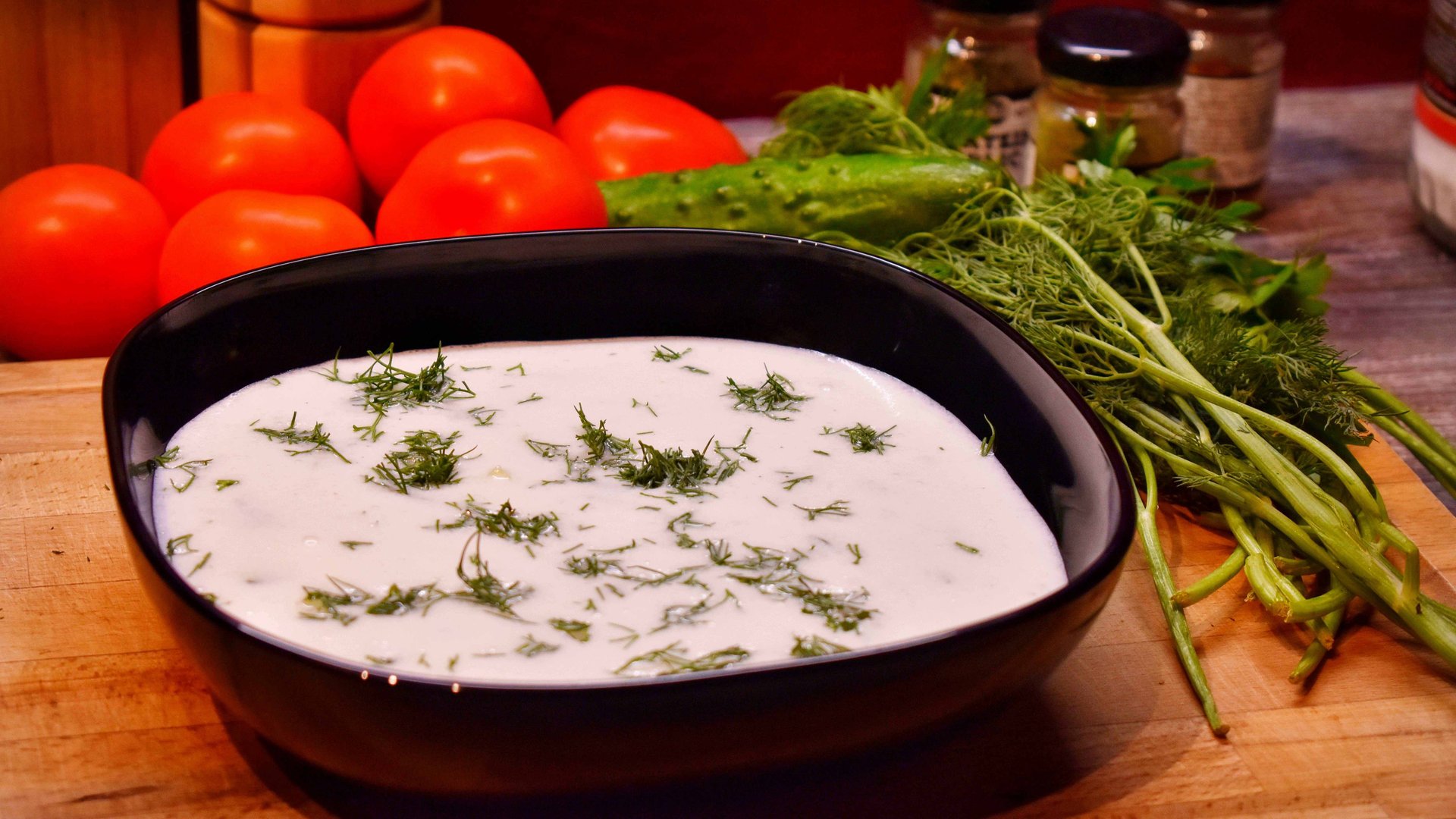 Рецепт Окрошки по-болгарски. Таратор. Вкусный и Освежающий Холодный Суп.