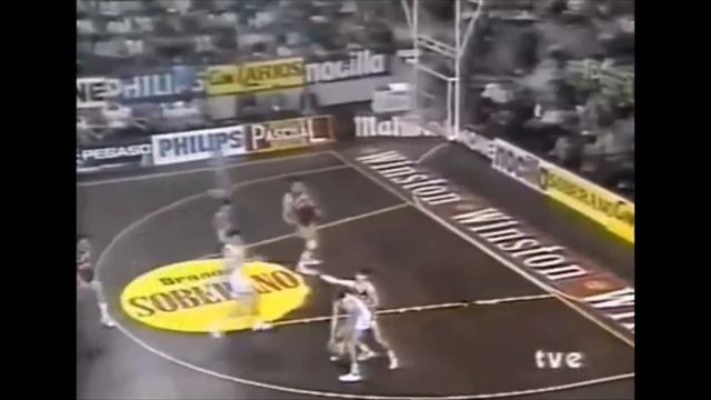 Sabonis breaks the backboard (1984) смотреть онлайн