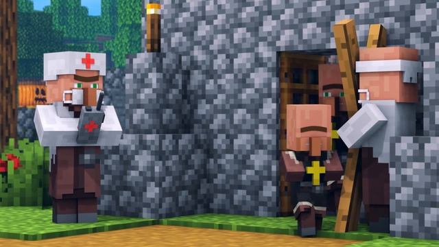 Villager vs Pillager Life 11 [COVID-19] - Minecraft Animation смотреть онлайн