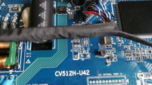 Leben LE-LED39R282T2 тёмный экран, нет подсветки, CV512H-U42 уменьшить ток.