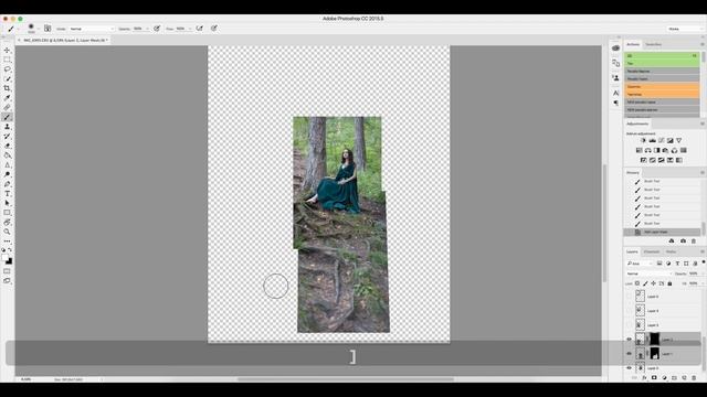 Quick Tip: How To Extend a Background in Photoshop CC / Как расширить пространство в Фотошоп? смотреть онлайн