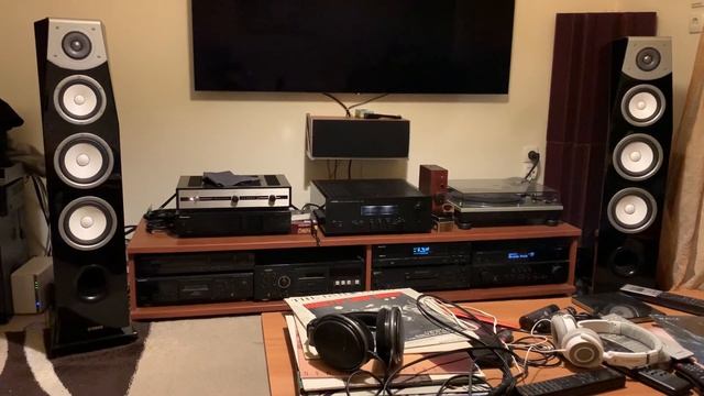 Qualiton APR-204/Yamaha A-S1100/Yamaha NS-F901/DIY TDA1541A Tube DAC