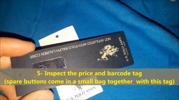 Real vs Fake U.S.P.A Polo shirt. How to spot fake US polo.