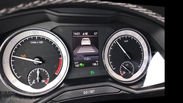 Skoda Superb 3.5, MY2020 - Lane Assist activation - vključitev Lane Assist sistema смотреть онлайн