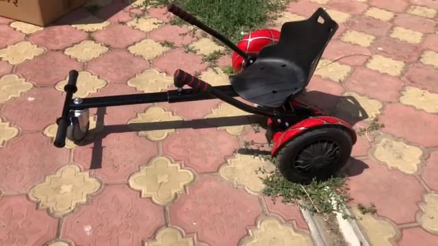 Ховеркрафт дрифт карт тележка для гироскутер тележка для гироборд Ховеркарт коляска для гироскутер смотреть онлайн