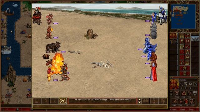 Heroes III - Inferno Vs. Conflux (9999 Of Each Unit) смотреть онлайн
