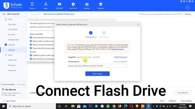 Checkra1n jailbreak windows, IOS 14.5.1 , create bootable flash drive, iCloud bypass смотреть онлайн