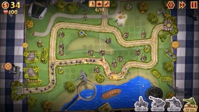 Видео игры Toy Defense, прохождение уровня 7 смотреть онлайн