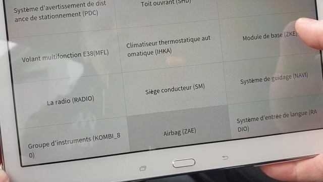 TEST DU DIAG XTOOL ASD60 SPECIAL BMW