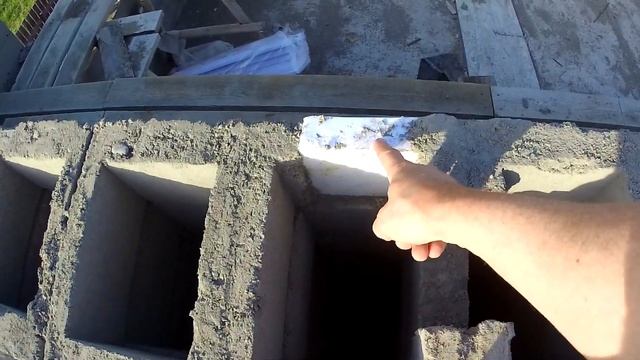Строительство дома своими руками. Залили оконные перемычки на мансарде смотреть онлайн