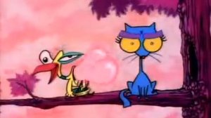 Прикольный мультик про птичку, попу и кошку