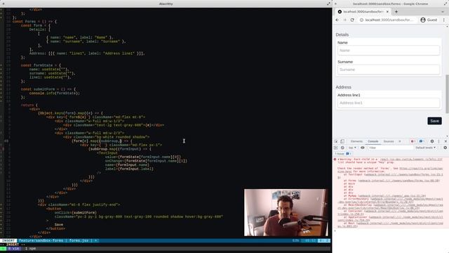 Code with me - Form Builder in React with Tailwind. Part 2 смотреть онлайн