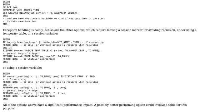 Within a trigger is there a way to tell if an update or insert came from a trigger or not? смотреть онлайн