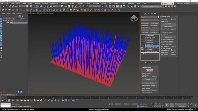 Ornatrix/3ds Max: Как создать Random Groups для Edit Guides? смотреть онлайн