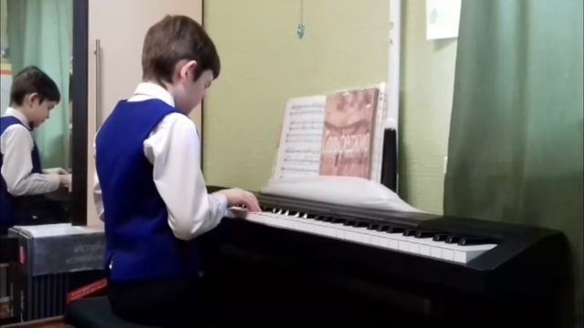 Музыка В. Соловьева-Седова "На солнечной поляночке" переложение для фортепиано смотреть онлайн