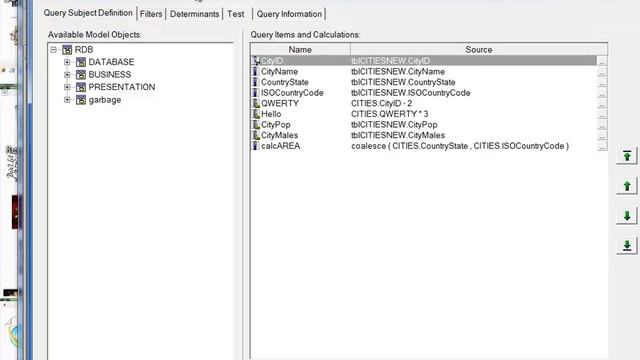 COGNOS LESSON 60 - COALESCE FUNCTION смотреть онлайн