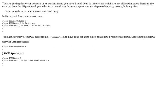 Salesforce: Getting null for inner classes in complex JSON deserialization (2 Solutions!!) смотреть онлайн