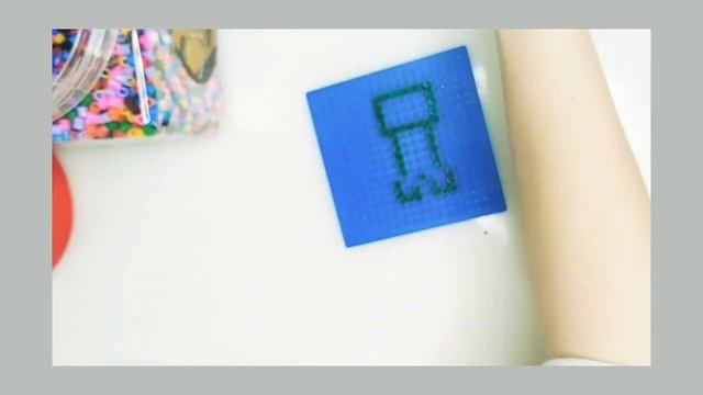 как сделать крипера из термобусин очень легко??. *Margo* смотреть онлайн