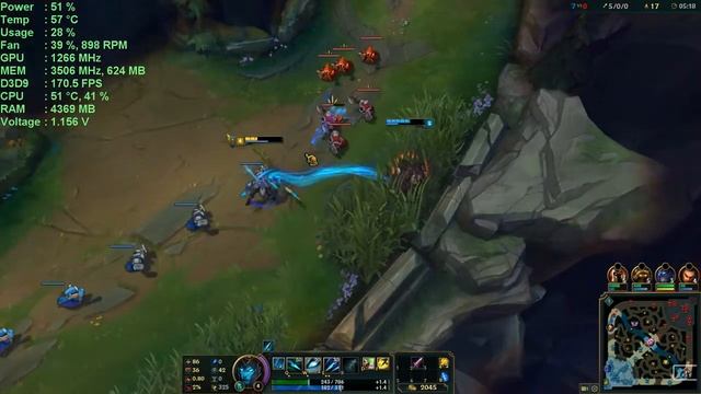 i5 4590 GTX 970 GAMING 4G League of Legends (LOL) Test смотреть онлайн