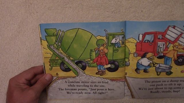 Tough Trucks -By Tony Mitton and Ant Parker - A childrens book about trucks - Read in English ESL смотреть онлайн
