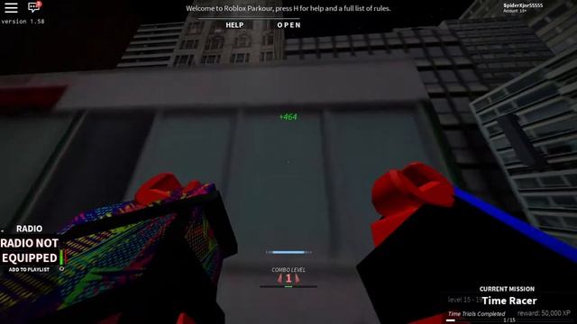 Climbing VERTEX TOWER in Roblox Parkour смотреть онлайн