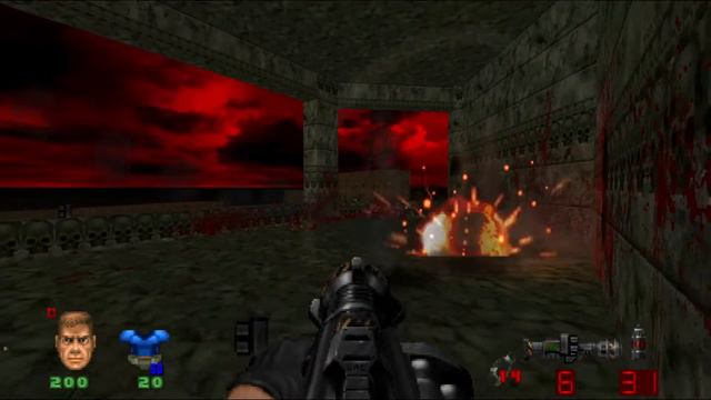 Brutal Doom: Extermination Day Maps 19 & 20: Push & The Tower UV 100% смотреть онлайн