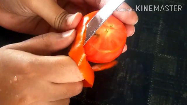 tomato rose cutting/tomato butterfly cutting/plate decorations/garnishing смотреть онлайн