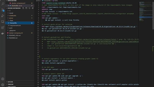 docker python with jupyter notebooks смотреть онлайн