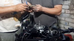 устранение люфта(звона) пластины зажигания.Tohatsu 9.9 15 18 .Tohatsu 9.8