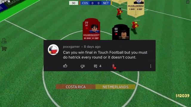 DOING WHATEVER DISCORD SAYS IN TOUCH FOOTBALL - #touchfootball #roblox #robloxgames смотреть онлайн