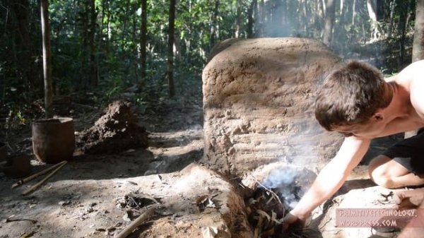 Primitive Technology- Barrel Tiled Shed