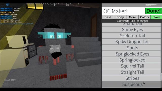 CREATE YOUR OWN FNAF CHARACTER! ROBLOX FNAF RP - OC MAKER, PART 2 смотреть онлайн
