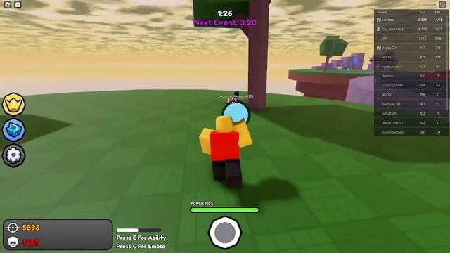 【roblox】Throw Balls at People cyber ball combat смотреть онлайн