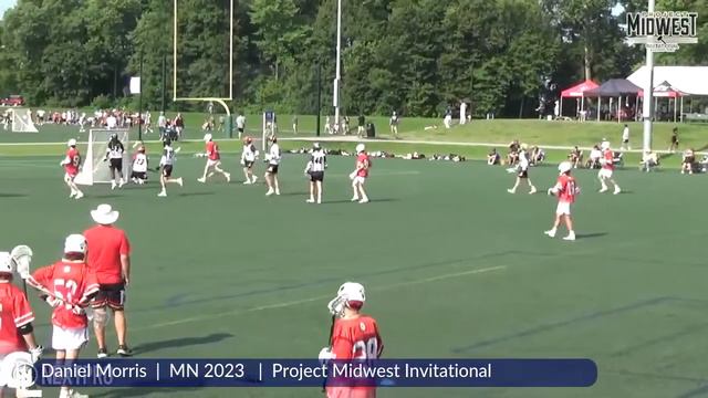 Daniel Morris Lacrosse Highlights | MN 2023 | Att, Mid