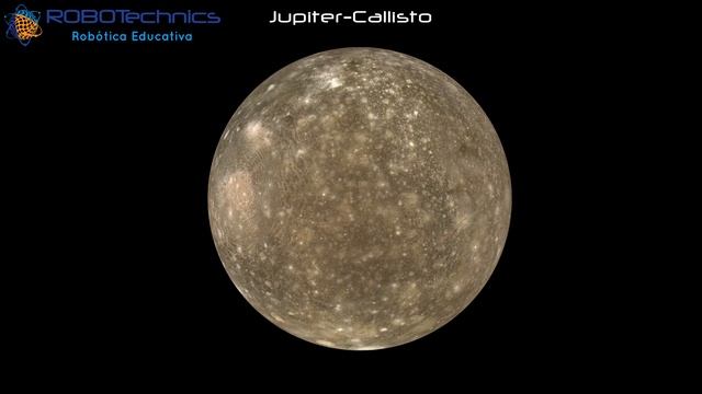 Jupiter Moon Callisto Python Numerical Simulation based on NASA cartography смотреть онлайн