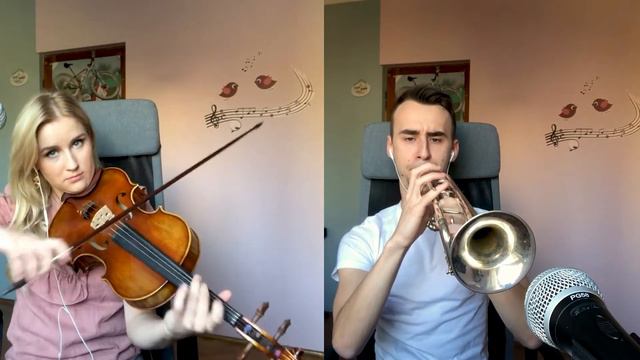 Fly Me To The Moon - viola & trumpet | Impressione Duo смотреть онлайн