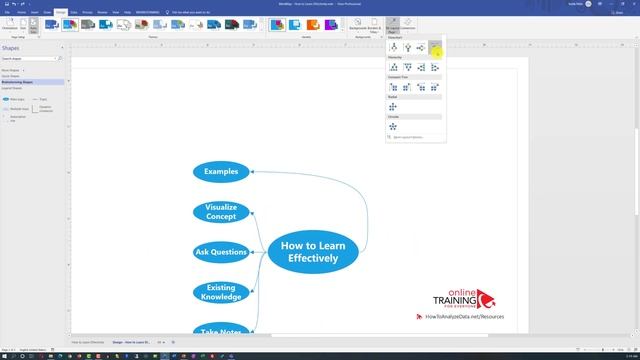 How to Draw Mind Mapping Diagram in Visio: Step by Step Tutorial смотреть онлайн