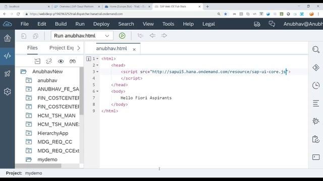 Fiori Training for ABAP developer | UI5 development with ABAP | SAP Fiori training for portal смотреть онлайн