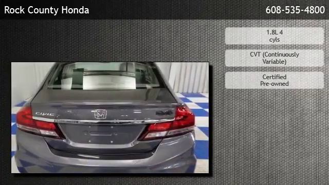 2015 Honda Civic EX  - Milton