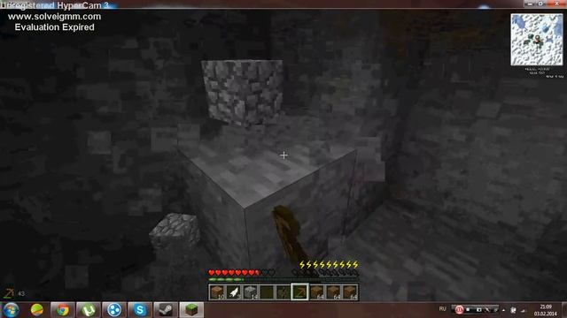 Minecraft Открытые приключения #1 Жажда покушать!!! смотреть онлайн