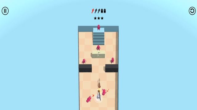 Bullet Man 3D - gameplay walkthrough - levels 30 - 65 ios / android смотреть онлайн