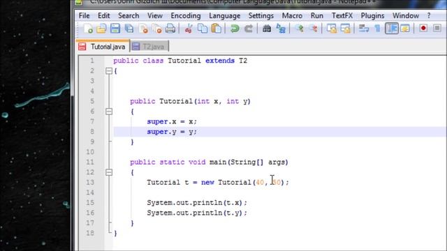 Java Tutorial 19 - "super" keyword смотреть онлайн