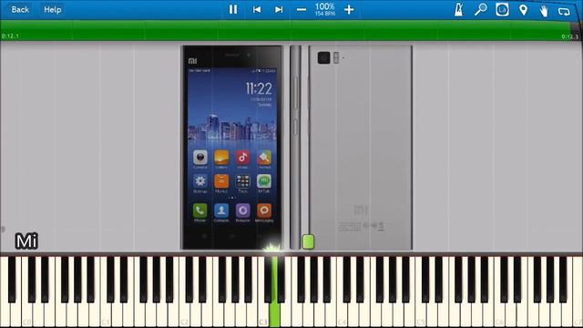 XIAOMI Mi3 (MIUI) RINGTONES IN SYNTHESIA