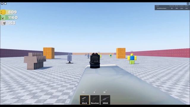 The pistol shots are insane... (ROBLOX GUN TESTING) смотреть онлайн